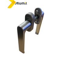 Ζεύγος λαβής standard Alumil με καρέ 60mm σε χρώμα Τιτάνιο F9 3809273867