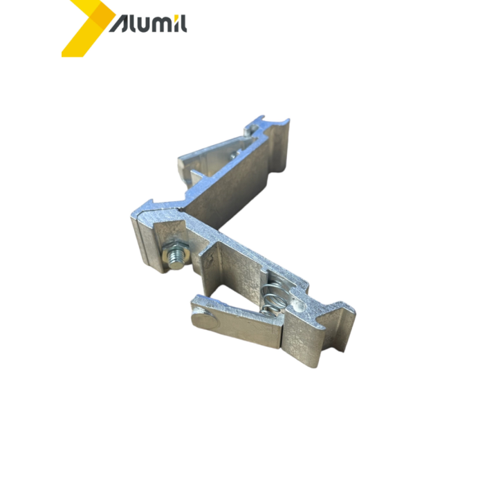 Γωνία σύνδεσης έκκεντρη μηχανιική για φύλλα S560,S584 και οδηγους S30548,S30526 της σειράς S560 13,2x25mm Alumil 1251324101.
