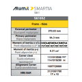 Κάσα ανοιγομένου S61652 της σειράς S61 Smartia Alumil 6,5m σε χρώμα λευκό 9016