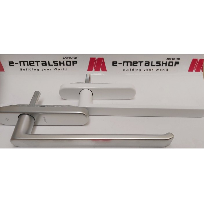 Λαβή μεγάλη 252mm ανασυρόμενου ,με καρε 10x10mm, logo Alumil λευκή 3801814702