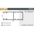 Οδηγός / Κανάλι Ρολού M1001 – Λευκό 9016 – 6,5m – Alumil