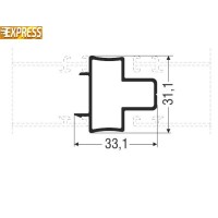Μπινί M14254 Smartia Alumil 6m σε χρώμα καφέ 8014