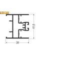 Μπινί M14614 σειράς Μ14600 Smartia Alumil 4.7m σε χρώμα λευκό 9016