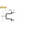 Μπινί M9004 σειράς Μ9200 Comfort Alumil 6m σε χρώμα λευκό 9016