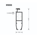 Φύλλο M9008 σειράς Μ9050 Comfort Alumil σε χρώμα λευκό 9016