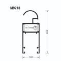 Φύλλο M9218 σειράς Μ9050 Comfort Alumil σε χρώμα λευκό 9016