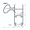Φύλλο M9072 σειράς Μ9050 Comfort Alumil 6m σε χρώμα λευκό 9016