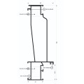 Κάσα M959 σειράς Μ940 Comfort Alumil 6m σε χρώμα λευκό 9016