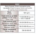 Φύλλο European Groove M992 σειράς Μ940 Comfort Alumil 6m σε χρώμα λευκό 9016
