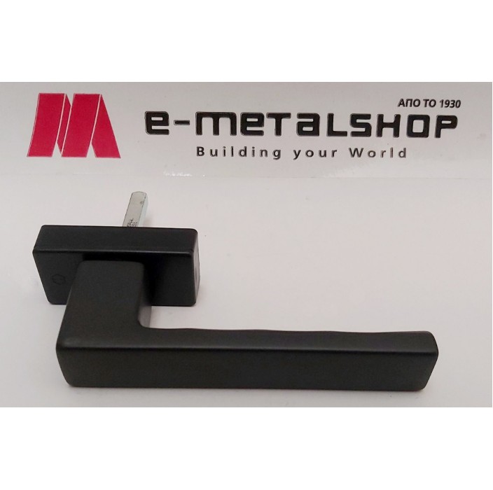 Λαβή μικρή 137mm, με καρέ 7x7 Toulon Alumil μαύρο ματ 9714 3803937161