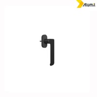 Σπαστή λαβή μικρή 137mm, με καρέ 7x7mm logo Alumil δεξιά μαύρο ματ 3809673861