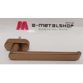 Λαβή μεσαία 177mm,με καρέ 7x7,logo Alumil μπρονζέ F4 3809173807