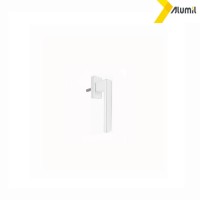 Λαβή μικρή 137mm, με καρέ 7x7 Toulon Alumil λευκή F9016 3803937102