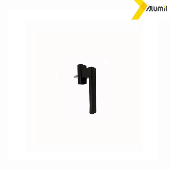 Λαβή μικρή 137mm, με καρέ 7x7 Toulon Alumil μαύρο ματ 9714 3803937161