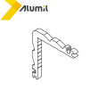 Γωνία σύνδεσης πρεσαριστή 9*6,5mm Alumil 1130906100