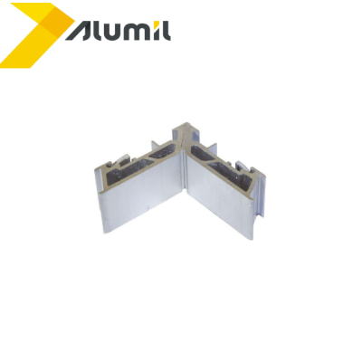 Γωνιά σύνδεσης μηχανική 23x46,8 της σειράς M9800 Alumil 1252346400