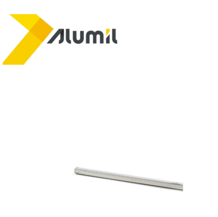 Ανοξείδωτος (inox) βαρέως τύπου οδηγός μήκος 6m Alumil 6600061300 για τις σειρές S700,S560,SF85,M630