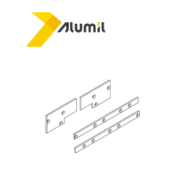 Ζεύγος συνδέσμων (τάπες) για M63166 3116316620 Alumil