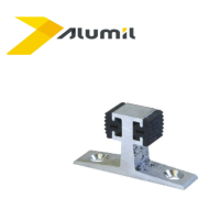 Στόπερ συρόμενου 10mm για διάκενο φύλλων 7,5mm Alumil 6600010000
