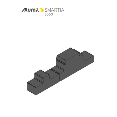 Σετ φραγμού θαλάμου κάσας S30562 Alumil 3153056200