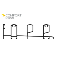Οδηγός Μ9090 σειράς Μ9050 Comfort Alumil 6m σε χρώμα λευκό 9016