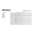 Τριπλός οδηγός επάλληλος M4522Μ σειράς Μ450 Comfort Alumil σε χρώμα λευκό 9016