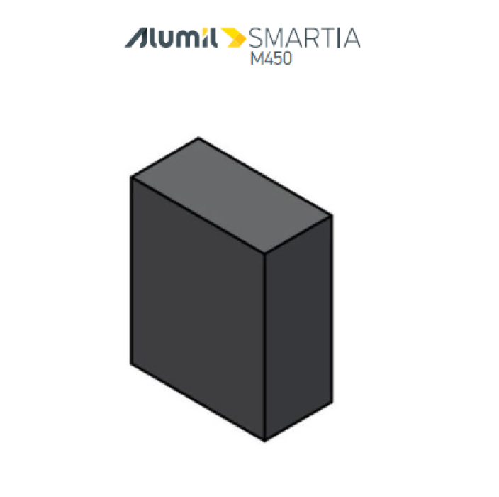 Φραγμός οδηγών M4530, M4532, M4536 της σειράς M450 Alumil 3150453600