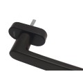 Λαβή μικρή 137mm, με καρέ 7x7mm, (25mm) logo Alumil μαύρο ματ 3809072561
