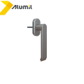 Ζεύγος λαβής standard Alumil με καρέ 60mm σε χρώμα Τιτάνιο F9 3809273867