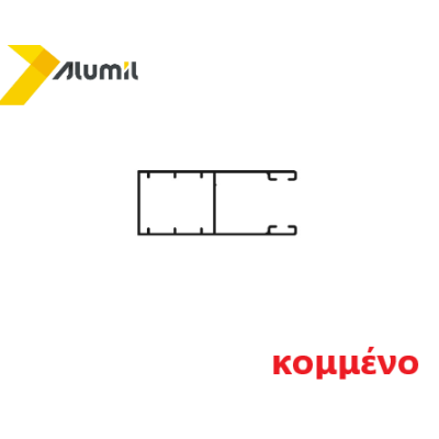 Οδηγός ρολού M1001 (απλός) χρώμα λευκό 9016 με βουρτσάκι κομμένος στα μέτρα σας