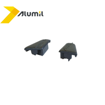 Τάπα νεροχύτη ανοιγόμενων μαύρη M9317 Alumil 3100931803 (τιμή ζευγαριού)