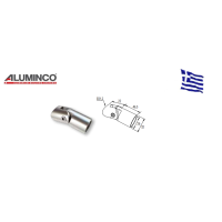 Σύνδεσμος κολώνας F50-100 με προφίλ Φ26 Aluminco 4335