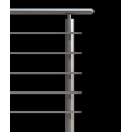 Κάγκελα αλουμινίου τύπου INOX F50 Accord Tubular Aluminco (τιμή τρέχοντος μέτρου)