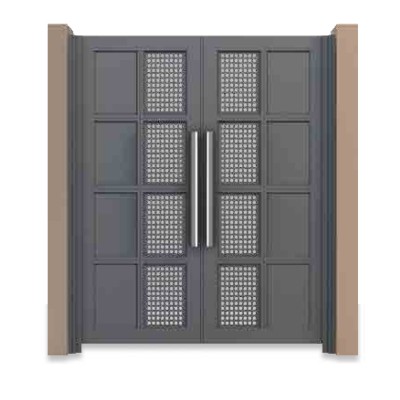Δίφυλλη ανοιγόμενη αυλόπορτα Aluminco GC02.03 200x100 (Ral)