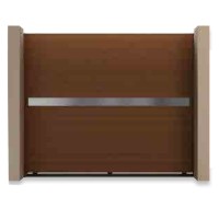 Συρόμενη αυλόπορτα Aluminco GH05.01 300x150 (Ral)