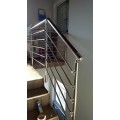 Κάγκελα αλουμινίου τύπου INOX F50 Accord Quattro Aluminco (τιμή τρέχοντος μέτρου)