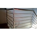 Κάγκελα αλουμινίου τύπου INOX F50 Accord Square Aluminco