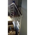 Κάγκελα αλουμινίου τύπου INOX F50 Accord Square Aluminco