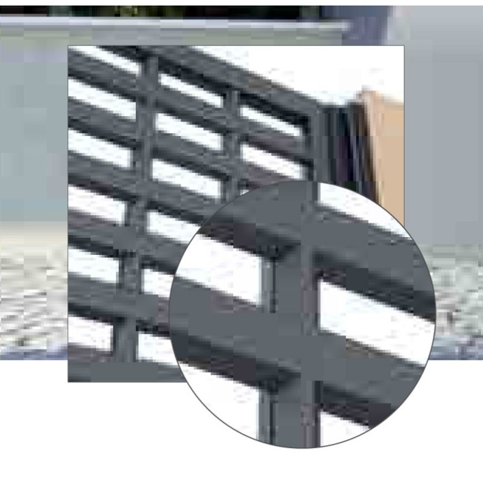Δίφυλλη ανοιγόμενη αυλόπορτα Aluminco GD02.01 200x100 (Ral)