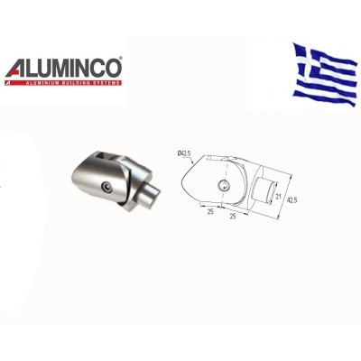 Σύνδεσμος κωλόνας με κολώνα F50-100 (ΣΚΑΛΑ) 4355