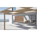 Πέργκολα Modern Aluminco σε χρώμα λευκό,διαστάσεων 500x300, ύψους 3 μέτρων