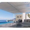 Πέργκολα Modern Aluminco σε χρώμα λευκό,διαστάσεων 500x300, ύψους 3 μέτρων