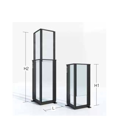 Εξωτερική γωνία Open air ultra Aluminco 1.80mx0.50m