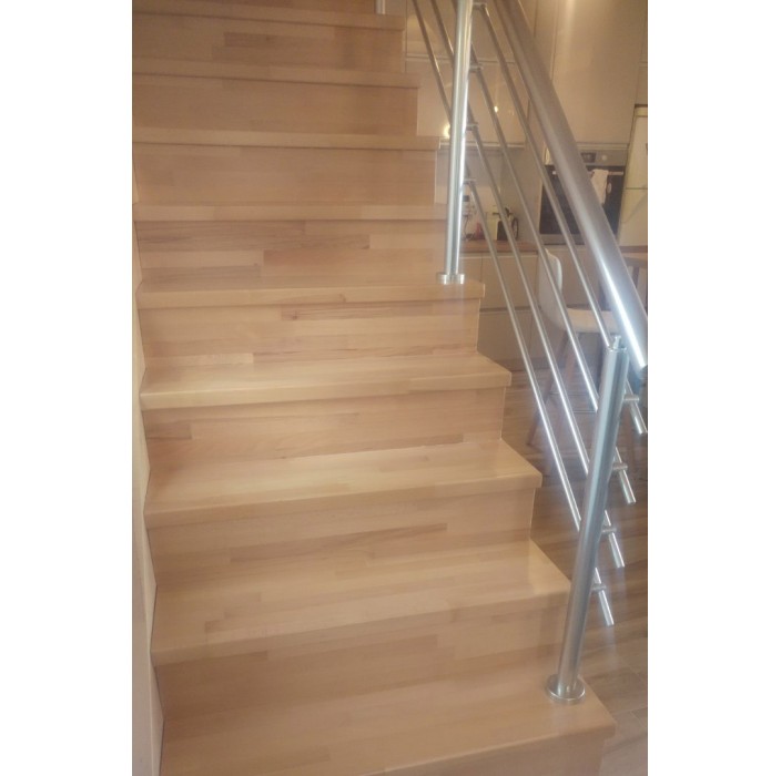 Κάγκελα αλουμινίου τύπου INOX F50 Accord Square Aluminco