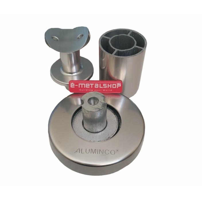 Στήριγμα κουπαστής Inox F50-200 Aluminco 4116