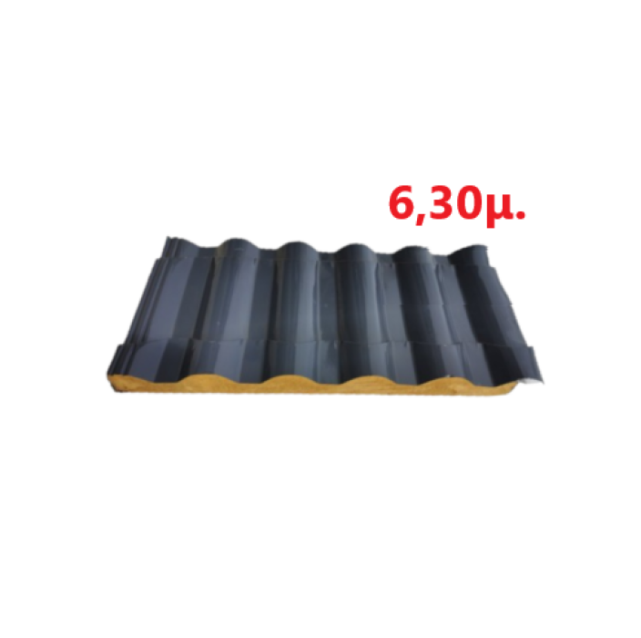 Πάνελ Κεραμίδι σε χρώμα 7015 RAL ARKHON 6,30μ.