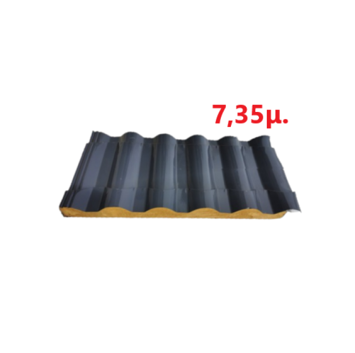 Πάνελ Κεραμίδι σε χρώμα 7015 RAL ARKHON 7,35μ.