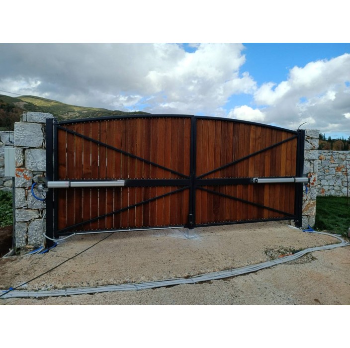 Υδραυλικά μπράτσα για δίφυλλες (έως 2,3m - 300kgr) ανοιγόμενες πόρτες BFT LUX MB (ΚΙΤ)