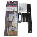 Χούφτα CAL Doublex Classic 02A για φιλητά συρόμενα κουφώματα για πόρτες και παράθυρα (μαύρο)