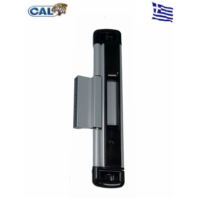Κλειδαριά CAL Doublex Classic με κλειδί για συρόμενα κουφώματα (Ασημί) για πόρτες και παράθυρα